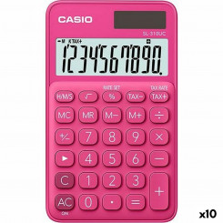 Kalkulaator Casio SL-310UC Fuksia (10 ühikut)