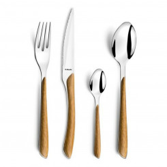 Cutlery set Amefa Wood Metal Stainless steel 48 Pieces