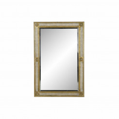 Настенное зеркало DKD Home Decor Металл Свет Медь (61 х 2 х 91 см)