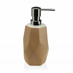Soap Dispenser Versa Amanda Beige Plastic Resin (8,2 x 21 x 8,2 cm)