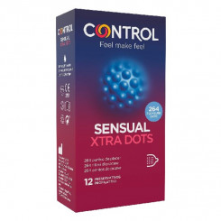 Kondoomid Sensual Xtra Dots Control (12 ud)