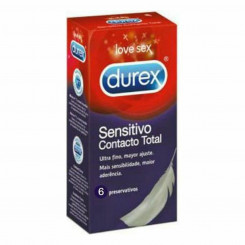 Презервативы Durex Sensitivo Contacto Total Ø 5,2 см (6 шт.)