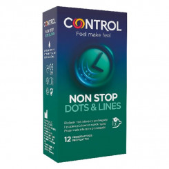 Condoms Non Stop Dots & Lines Control (12 uds)