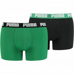 Meeste bokserid Puma 521015001-035 Roheline (2 uds)