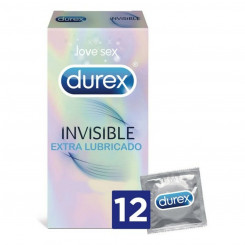 Невидимые презервативы со смазкой Durex Invisible (12 шт.)