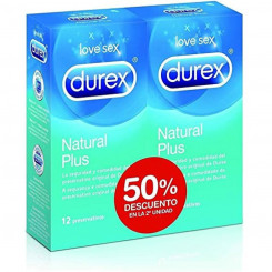 Kondoomid Durex Natural Plus 24 Ühikut
