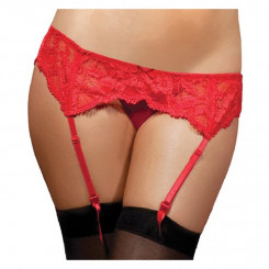 Stockings Seven Til Midnight 9555 Red (Size S/M) (34-38)