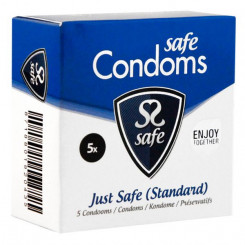 Kondoomid Just Safe, standardsed, 5 tk Safe 20435