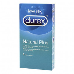 Презервативы Durex Natural Plus Ø 5,6 cm (6 uds)