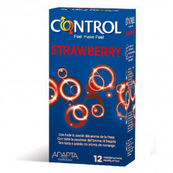 Kondoomikontroll 43224 Strawberry (12 ud)