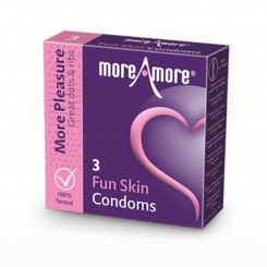 Fun Skin Kondoomid (3 tk) MoreAmore 41309