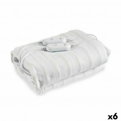 Электрическое одеяло белое полиэстер 140 x 1 x 160 см (6 шт.)