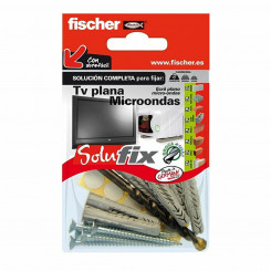 Fixing kit Fischer Solufix 502690 Television Microwave 10 Pieces
