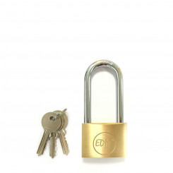 Key padlock EDM Brass Length (3 x 6 cm)