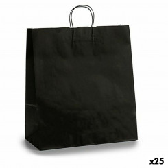 Бумажный пакет Черный 16 х 57,5 х 46 см (25 шт.)