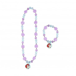Necklace and Bracelets set Princesses Disney Purple 2 Pieces Turquoise
