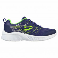 Sports Shoes for Kids Skechers Microspec Quick Sprint Navy Blue