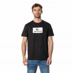 Men’s Short Sleeve T-Shirt Rip Curl Hallmark Black