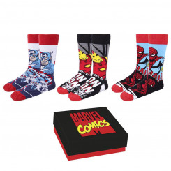 Socks Marvel MV-2200008645 Unisex 3 pairs Multicolour One size (40-46)