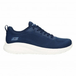 Sports Trainers for Women Skechers Bobs Sport Squad Chaos Face Off Dark blue