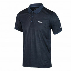 Мужская рубашка-поло с коротким рукавом Regatta Remex II черная