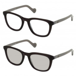 Мужские солнцезащитные очки Moncler ФОТОХРОМНЫЕ ПРОЗРАЧНЫЕ СЕРЫЕ СО СРЕДНЕ-СЕРЫМ