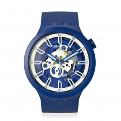 Men's Watch Swatch ISWATCH BLUE (Ø 47 mm)
