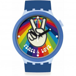 Men's Watch Swatch PEACE HAND LOVE (Ø 47 mm)