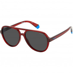 Детские солнцезащитные очки Polaroid PLD-8046-S-C9A-M9 Красные