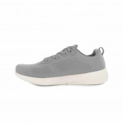 Walking Shoes for Men Skechers Squad  Grey Light grey