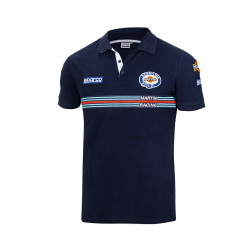 Рубашка-поло с коротким рукавом Sparco Martini Racing XL Темно-синий