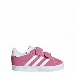 Детская спортивная обувь Adidas Gazelle Темно-розовая