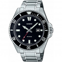 Мужские часы Casio MDV-107D-1A1VEF Черные Серебристые