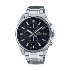 Мужские часы Casio EFV-610D-1AVUEF Черные Серебристые