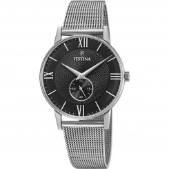 Men's Watch Festina F20568/4 Black Silver