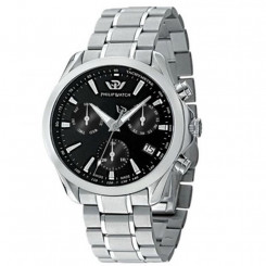 Мужские часы Philip Watch R8273995004 Черные Серебристые