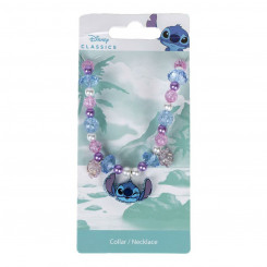 Ожерелье для девочек, стежка, синее, фиолетовое