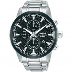 Мужские часы Lorus RM325HX9 Черные Серебристые