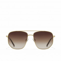 Unisex Sunglasses Hawkers Cad Ø 53 mm Golden Brown