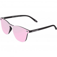 Солнечные очки унисекс Northweek Wall Phantom Ø 45 mm Розовый Чёрный