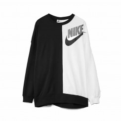 Sweatshirt without hood, Women's Nike Sportswear White Black