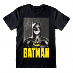 Lühikeste varrukatega T-särk Batman Keaton Batman Must Unisex