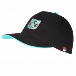 mõlemale sugupoolele sobiv müts Pokémon Bulbasaur Badge 58 cm Must Üks suurus