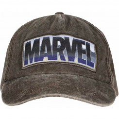 unisex hat Marvel Vintage Wash Logo 58 cm Gray One size