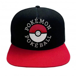 mõlemale sugupoolele sobiv müts Pokémon Trainer 58 cm Must Punane Üks suurus