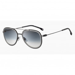 Мужские солнцезащитные очки Hugo Boss S Серые Черные