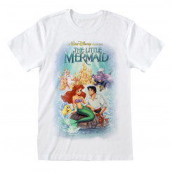 The Little Mermaid Classic Poster Short Sleeve T-Shirt White Unisex