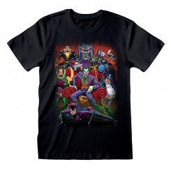 Short Sleeve T-Shirt DC Comics Villains Black Unisex