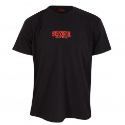 Черная футболка унисекс с короткими рукавами «Очень странные дела: Демогоргон вверх тормашками»