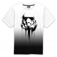 Star Wars Stormrooper Ink White Black Unisex Short Sleeve T-Shirt